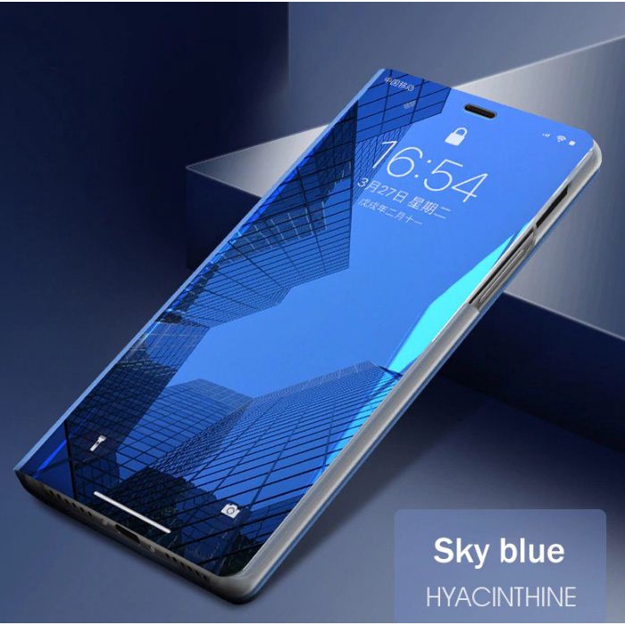 Kesing Sarung Buku View Flip Mirror Case Oppo A92 / Oppo A52 / Oppo A54 / Oppo A74 4G / Reno 4F / Op