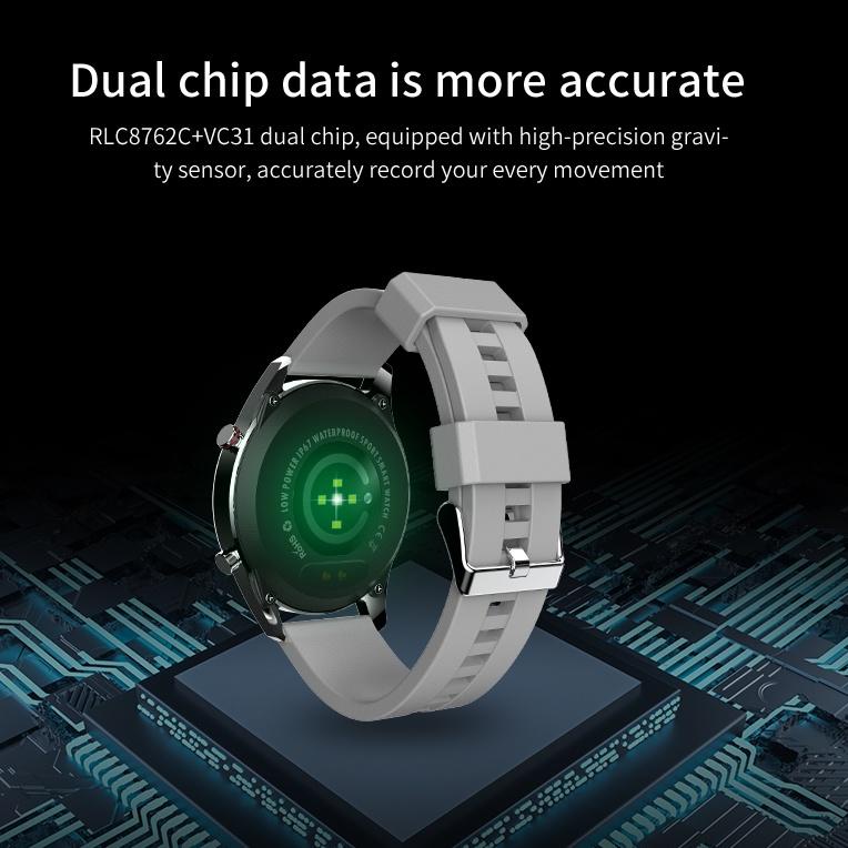 Murah Meriah /
DnB Aolon Smart Watch Mile R Waterproof Sport Watch Fitness Tracker Stainless Steel S