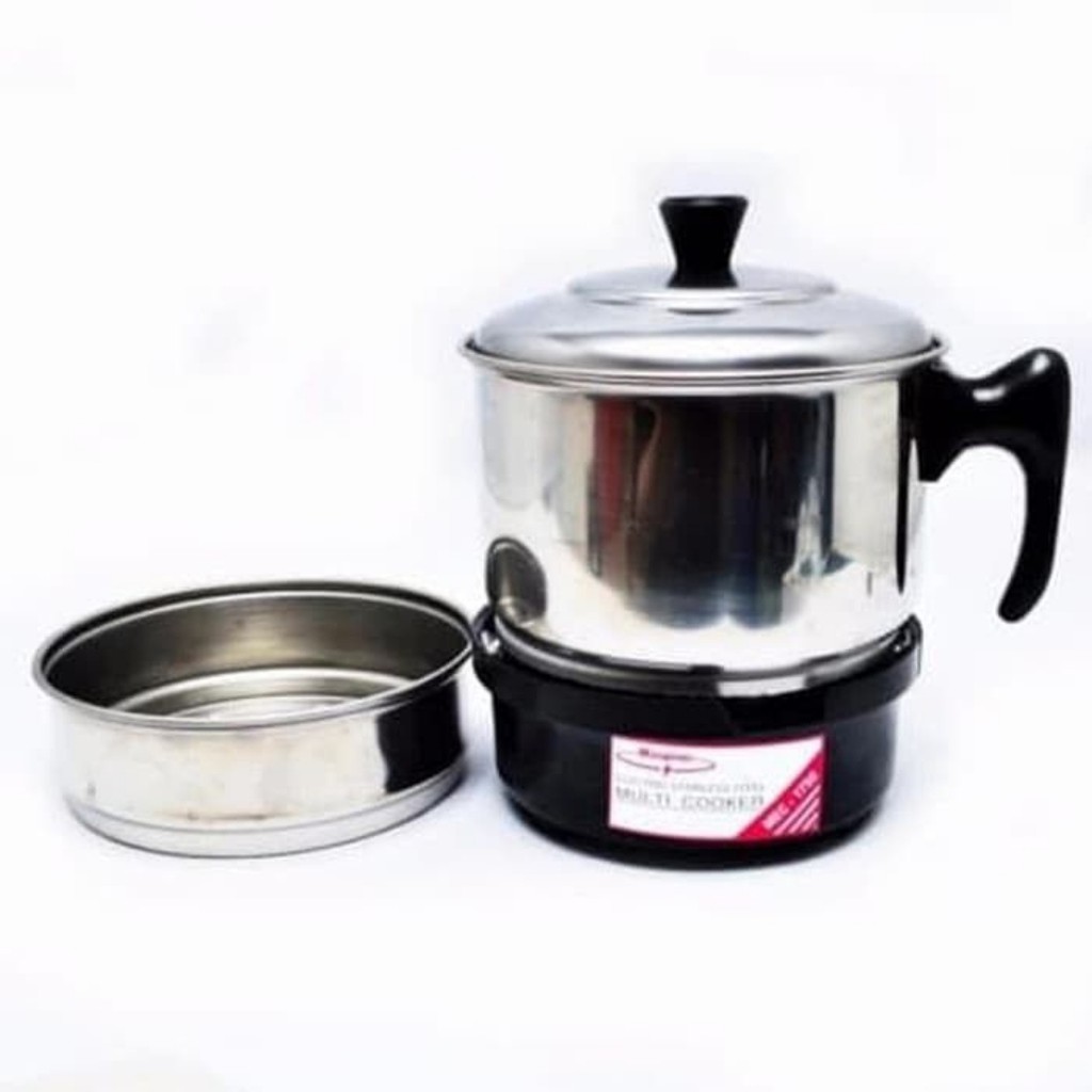 Teko listrik/multi cooker/pemanas air listrik stainles Maspion mec1750