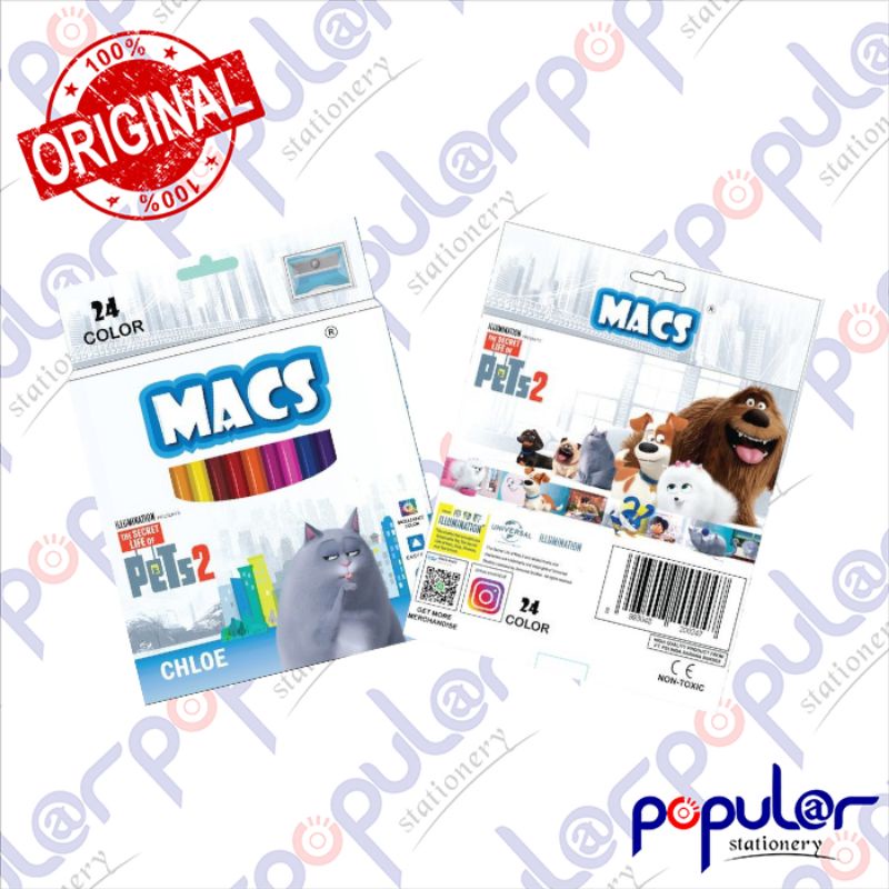 

Pensil Warna Macs 24C Pets2