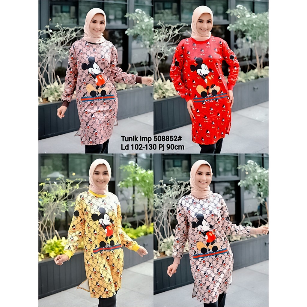 TUNIK MICKEY  508852 KAOS PREMIUM IMPORT#