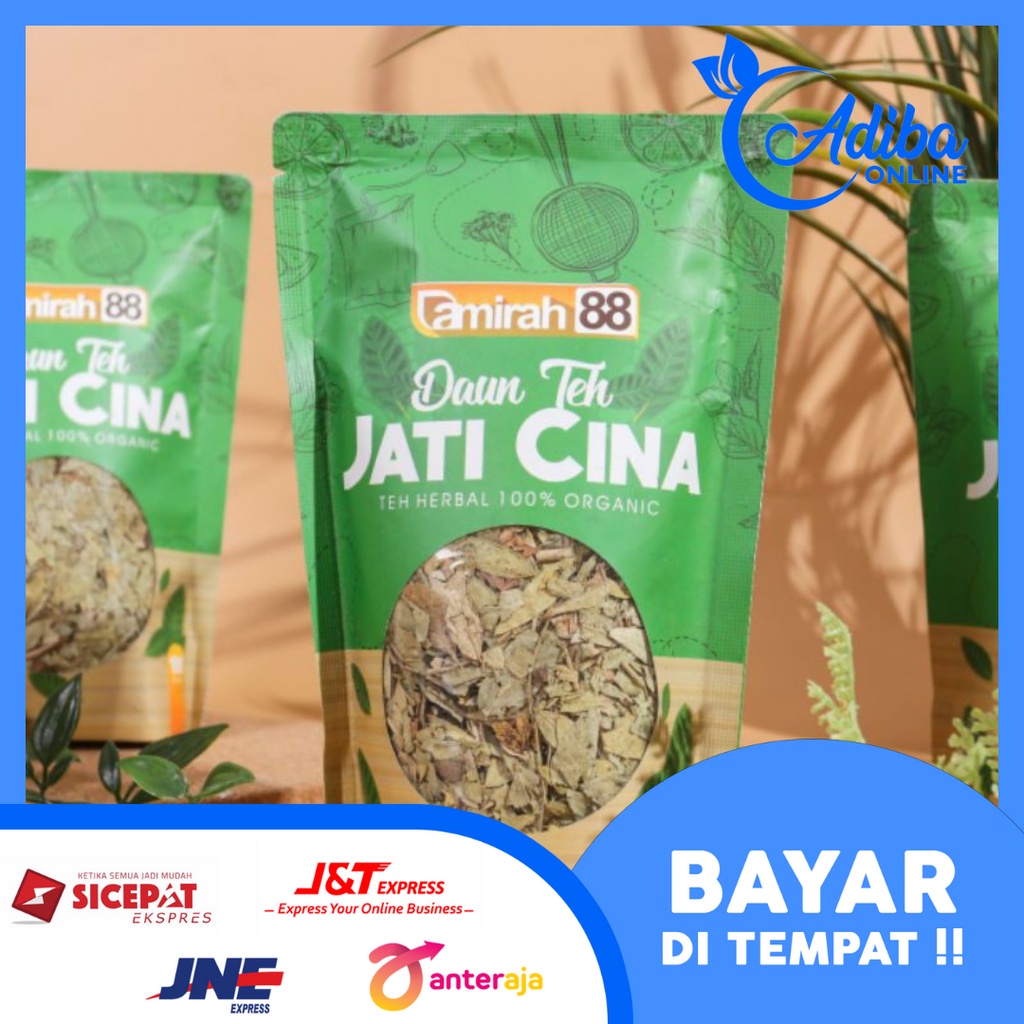 

TEH HERBAL PENURUN BERAT BADAN AMPUH TEH DAUN JATI CINA AMIRAH88 100 GRAM