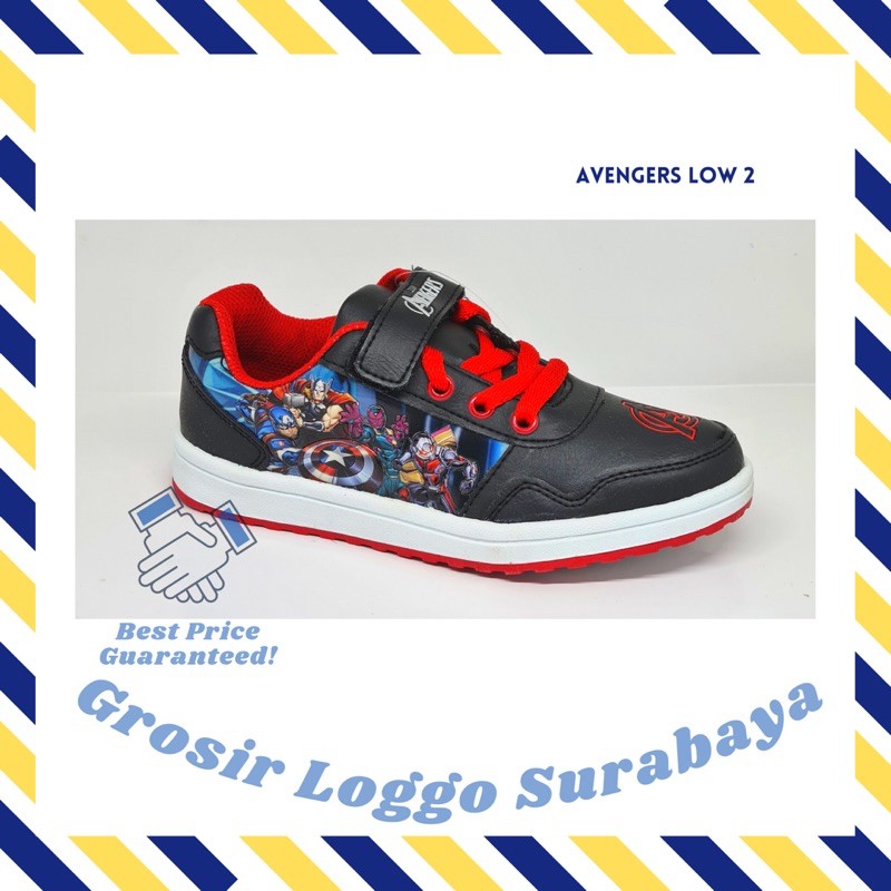 Loggo Sepatu Anak Avengers Low 2