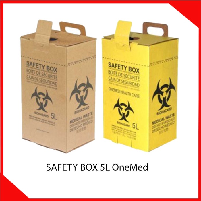 Safety Box Medis 5 Liter / Box Medis Biohazard