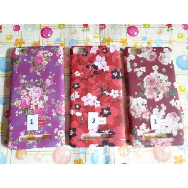 Hard Case Motif Bunga For Xiaomi Mi 4i