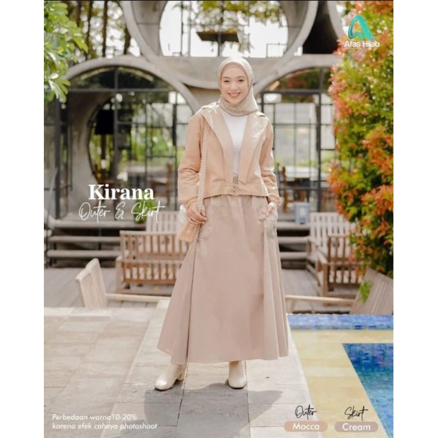 Kirana Outer & Skirt by Afas Hijab