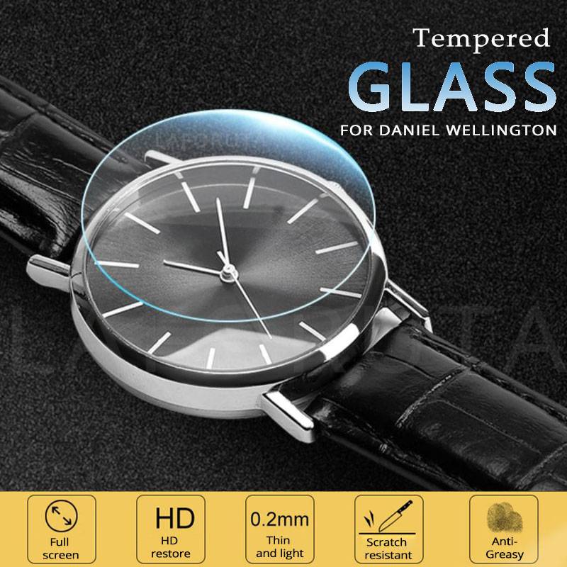 For Daniel Wellington DW Watch Tempered Glass Screen Protector Cover Diameter 32mm 34mm 36mm 40mm Watch Protective Film Clear