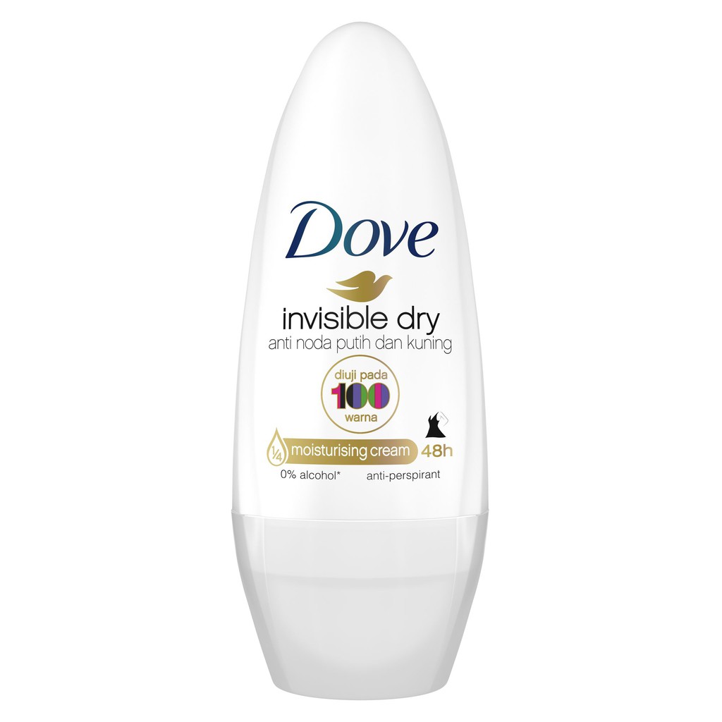 Dove Deodorant Roll On Invisible Dry 40ml Anti Bakteri