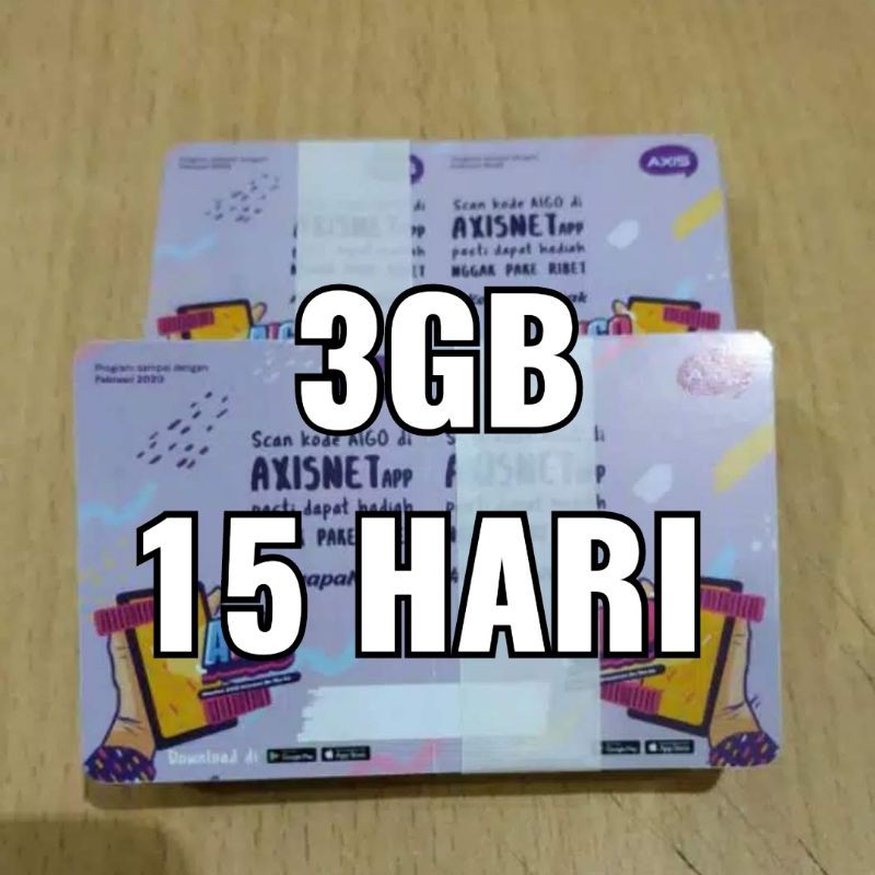 Axis 5,5gb 15hari