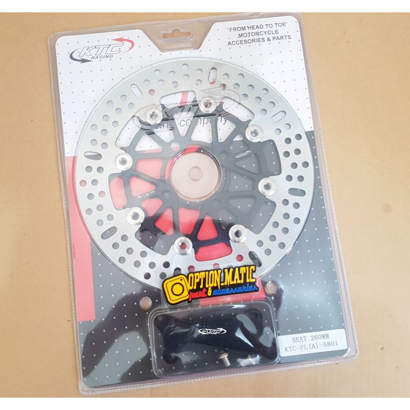 Disc brake KTC racing floating 260mm, beat/vario/scoopy