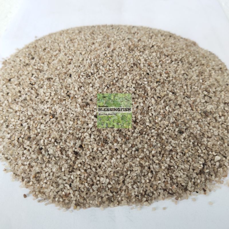 Pasir Silika Coklat Pasir Kuarsa Coklat Kasar Media Filter Penyaring Air 1 Kg