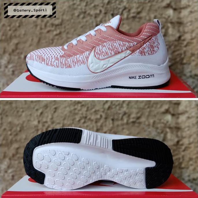 Kualitas Terbaik SEPATU NIKE ZOOM FLYKNIT SNEAKER CASUAL RUNNING CEWEK ORIGINAL VIETNAM - COKLAT