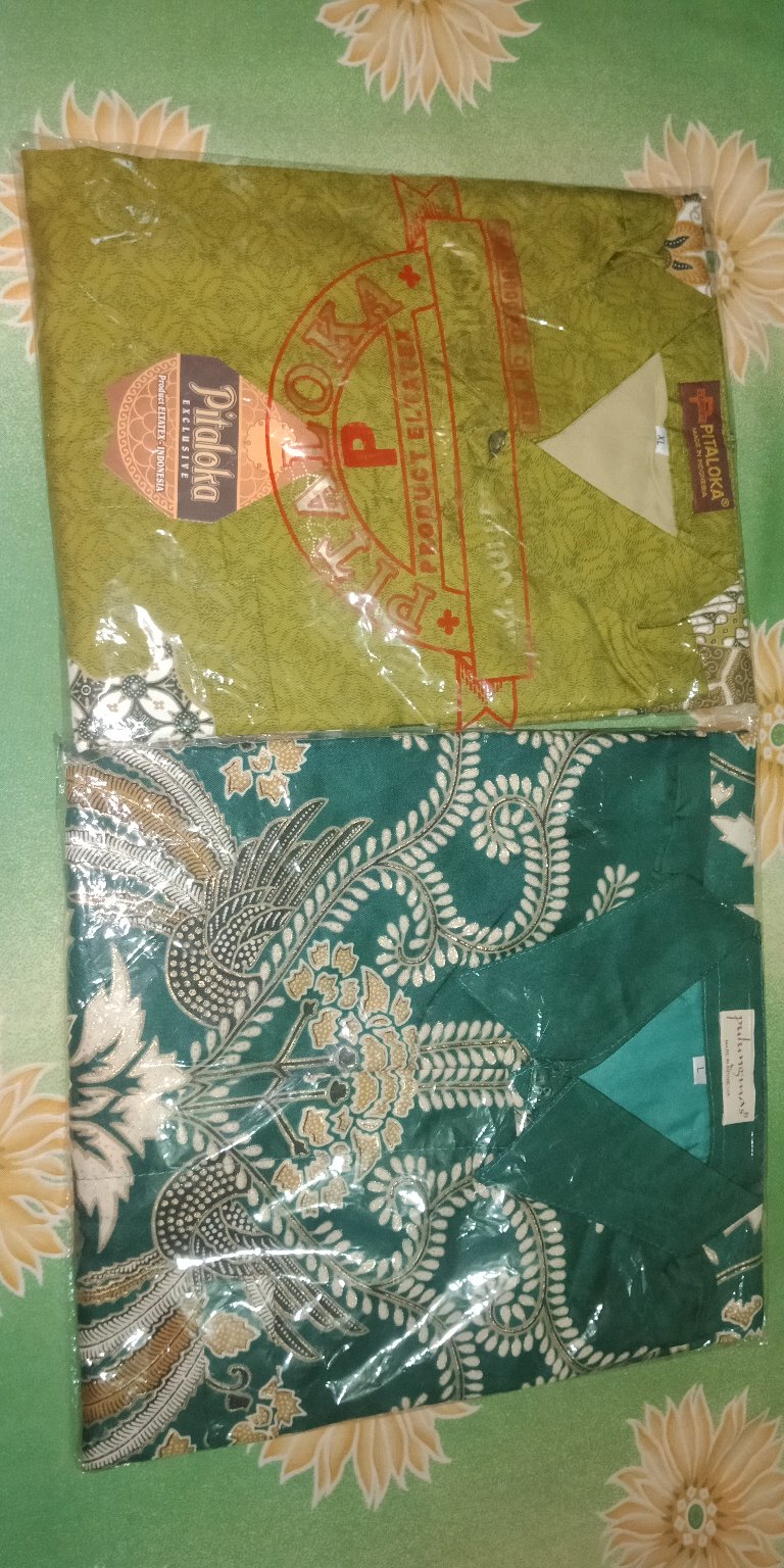 Kemeja Batik Pria Semi Sutra Sanwoz Puring Istimewa