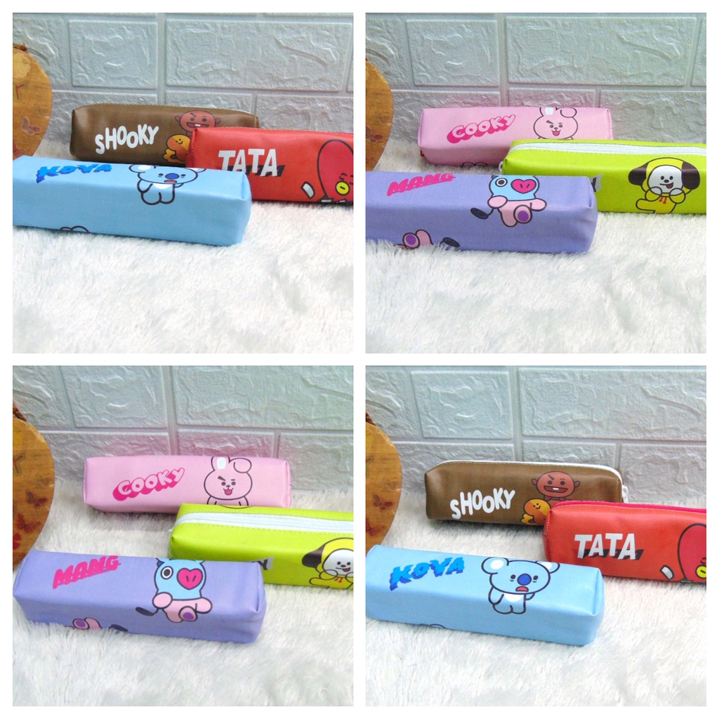 

TP-LON-BTS Tempat Pensil Lonjong BTS Dosgrip dengan Ritsleting Bities Biti21 Varian Random