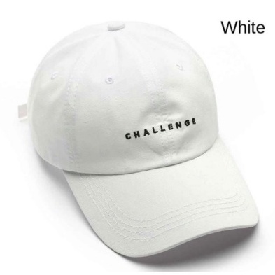 TERMURAH !! TOPI BASEBALL BORDIR SMILE / RECLUSIVE / GARIS TIGA RING LAKI PEREMPUAN-TOPI CHALLENGE PUTIH