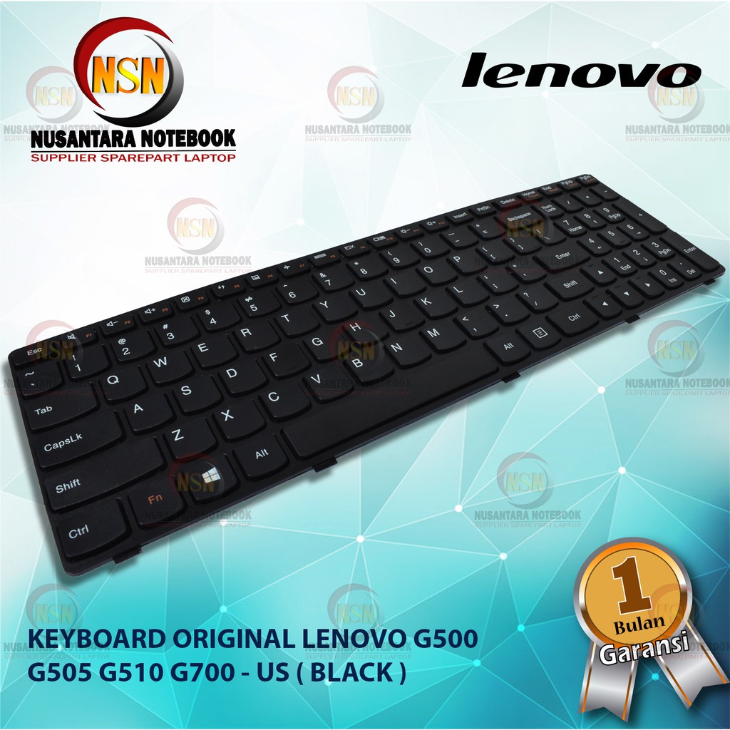 Keyboard Original Lenovo G500 G505 G510 G700 - US ( Black )