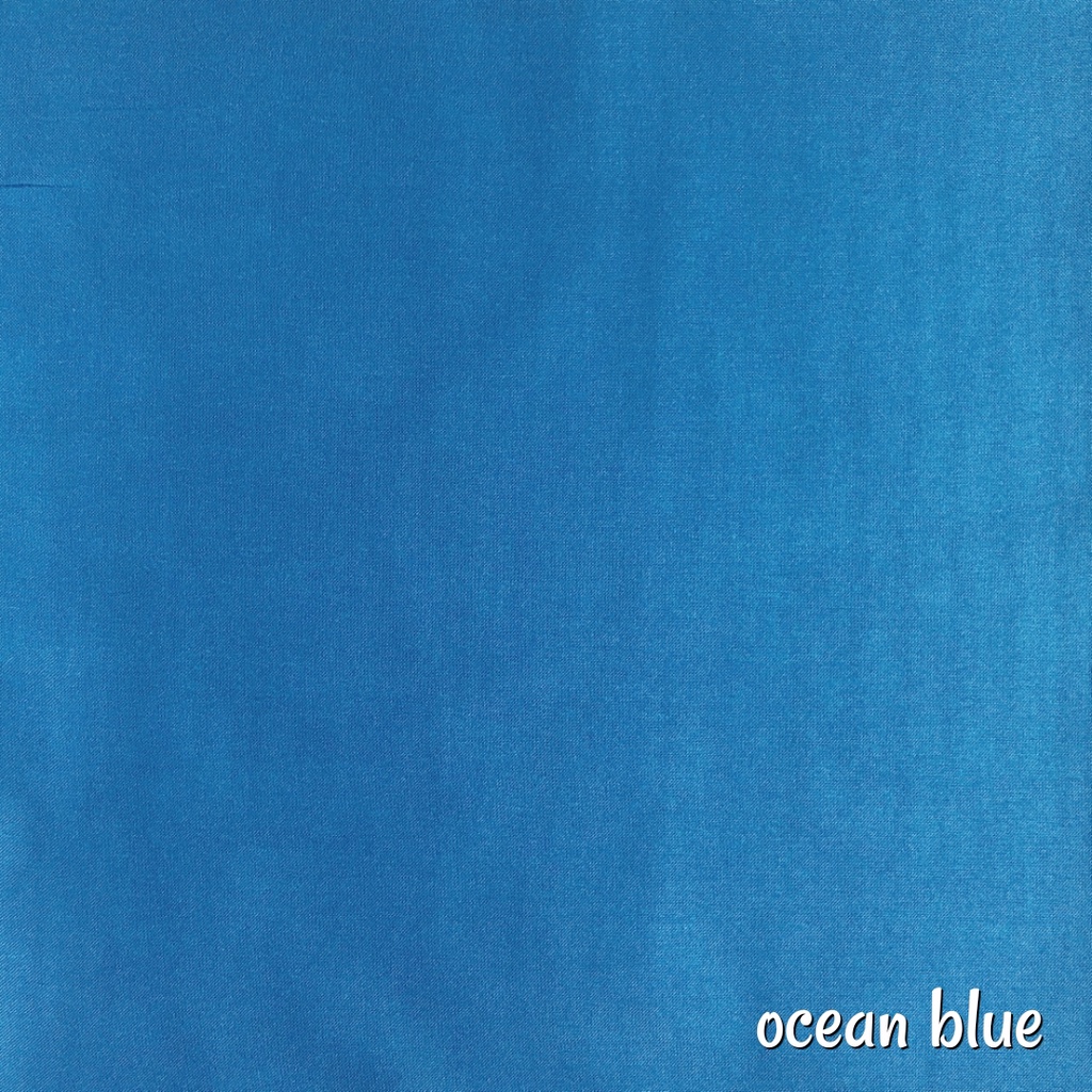 BASIC VOAL Part 1 Umama Jilbab Hijab Kerudung Scarf Segi Empat SegiEmpat POLOS-Ocean Blue