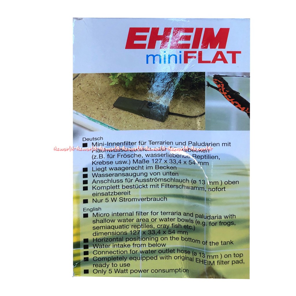 Eheim Mini Flat 5watt For Aqua Terraria Eheim Miniflat Filter