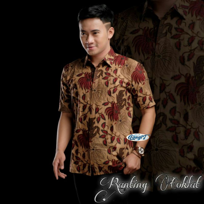 baju batik kantor pria lengan pendek resmi kemeja batik seragam kantor lengan pendek exlusive