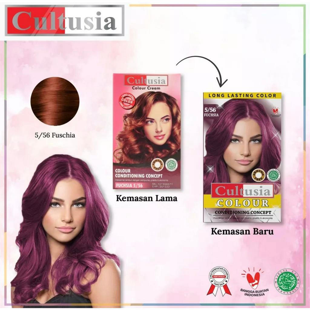Cultusia Hair Color Fuchsia 5 56 30 ML