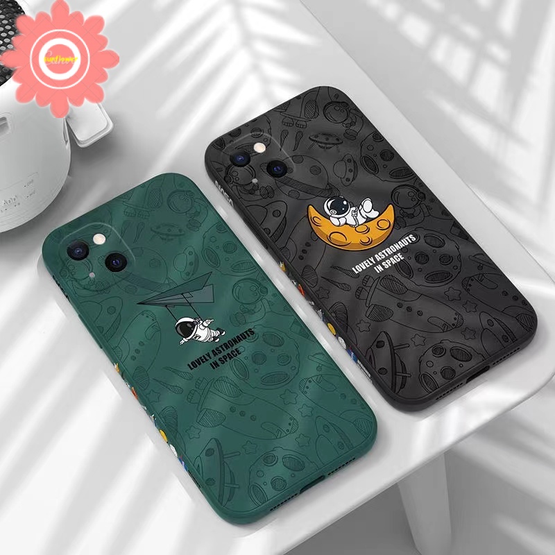 Soft Case TPU Motif Astronot Nasa Untuk Samsung A32 A22 A12 A13 A53 M11 A03S A31 A11 A51 A52 A50 A30S A50S A52S A52S A21S M11 A03S M12 A10S Muts A70 A20S