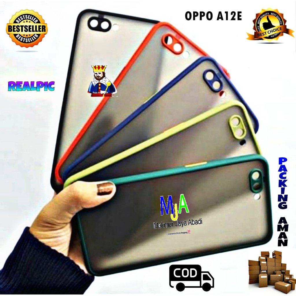 SOFTCASE OPPO A12E - CASE MATTE FULL COLOUR MY CHOICE BUMPER CASE PELINDUNG KAMERA