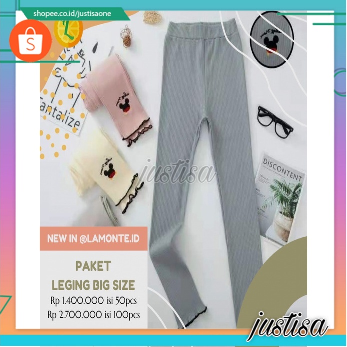 Promo !! Paket leging anak / Paket legging anak import / PAKET LEGING BIG SIZE ISI 50 PCS