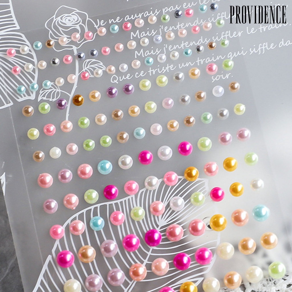 Providence Back Glue Nail Pearl Sticker 3D Effect Mini Beauty DIY Nail Art Decoration Manicure Accessory for Makeup