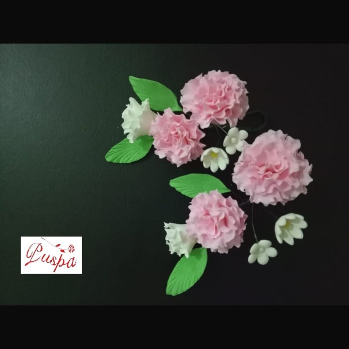 

KUE-PENGHIAS-ALAT- (157/PACC) GUMPASTE FLOWER / BUNGA GUMPASTE CARNATION KECIL -ALAT-PENGHIAS-KUE.