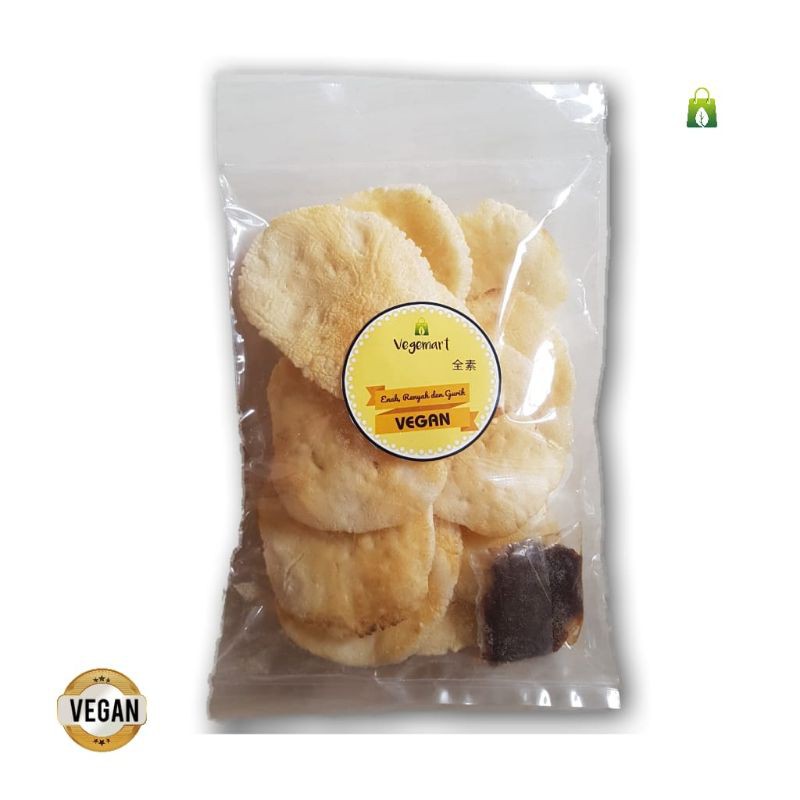 Kemplang Panggang Vegan + Sambal Terasi Vegan