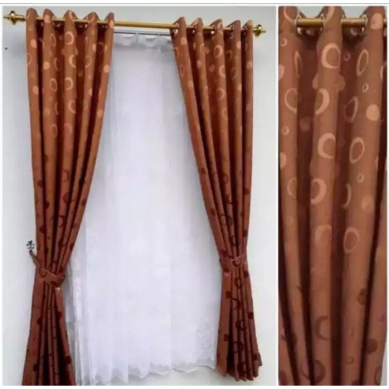 GORDEN PINTU GORDEN JENDELA MINIMALIS MOTIP EMBOS POLKADOT SMOKRING