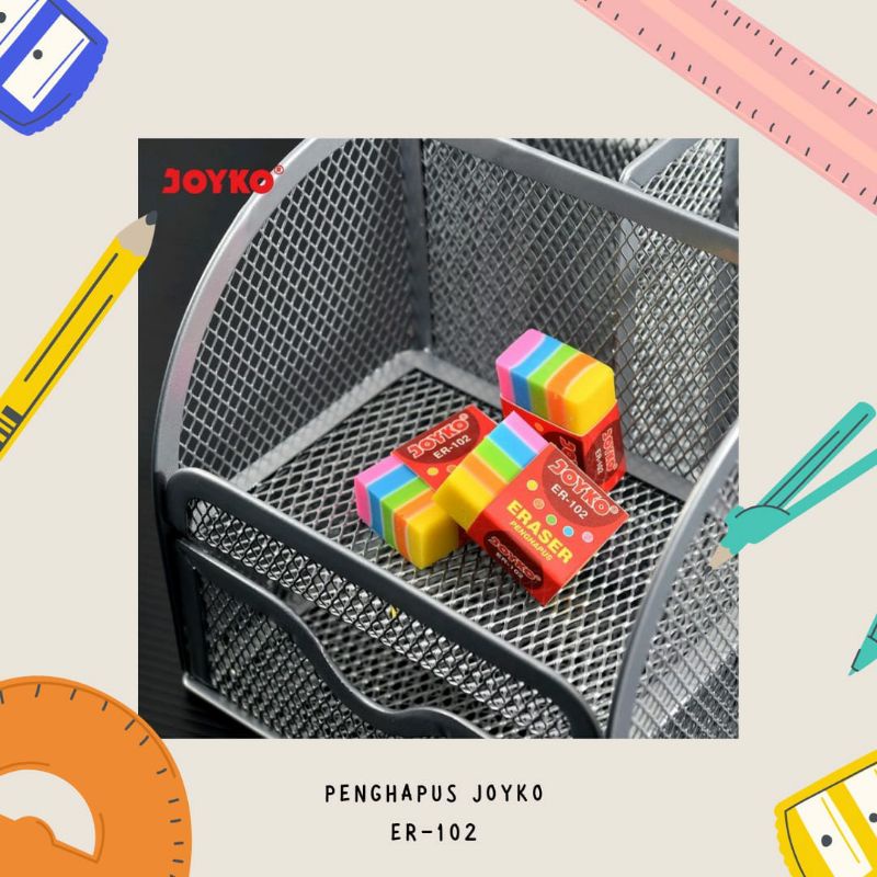 Penghapus Joyko Er-102 Eraser Hapusan Hapus Pensil Alat Tulis Kado Unik