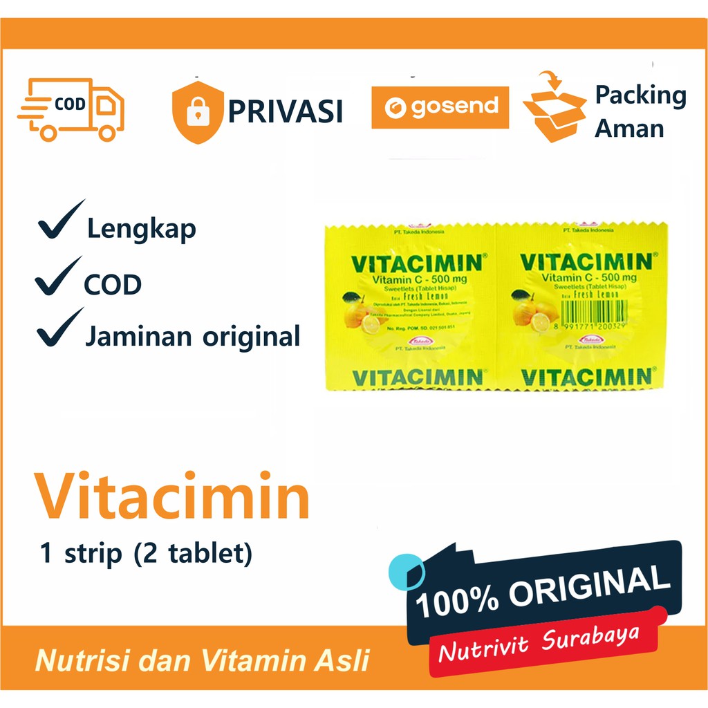 VITACIMIN PER STRIP (2 TABLET)