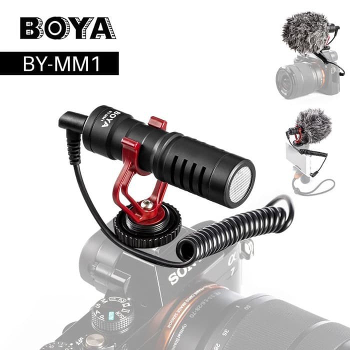 BOYA BY-MM1 Shotgun Video Microphone for DSLR Camera Smartphone dll