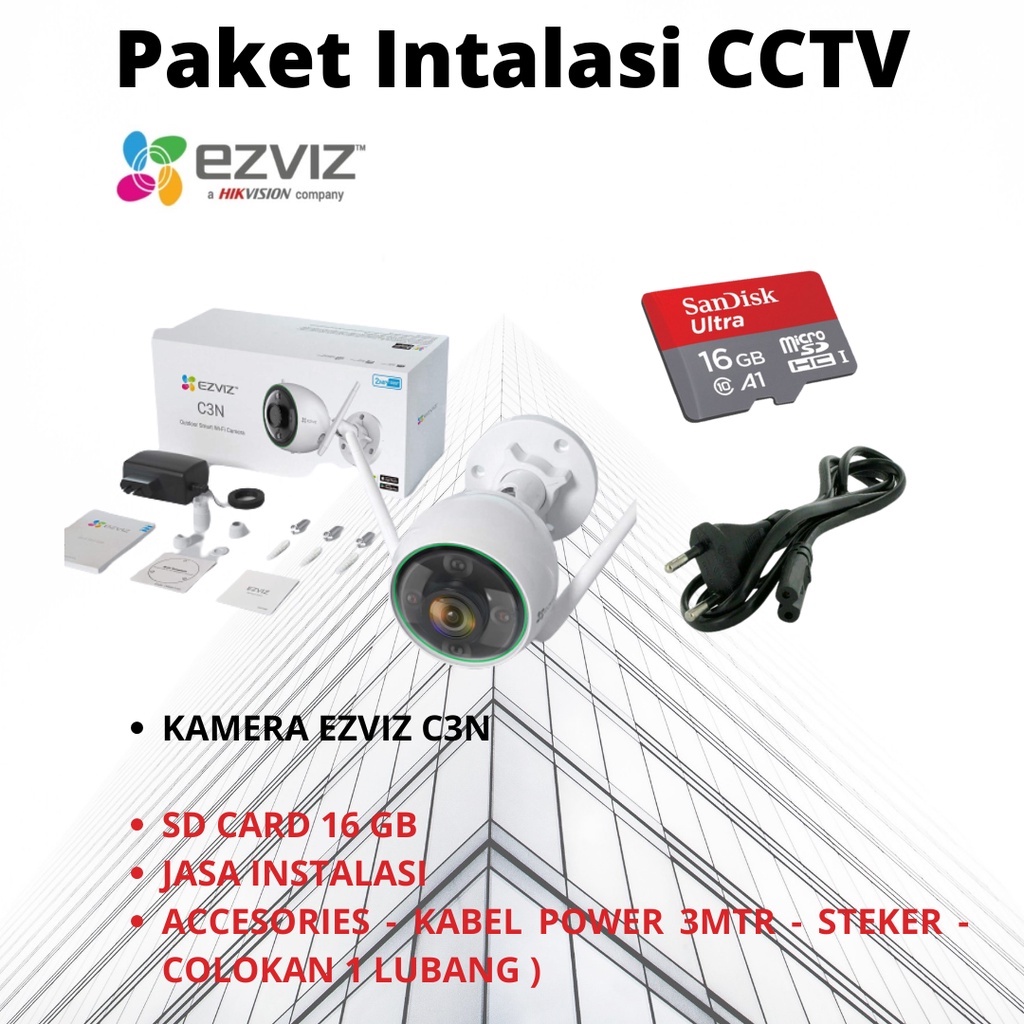 INSTALASI KAMERA CCTV EZVIZ C3N