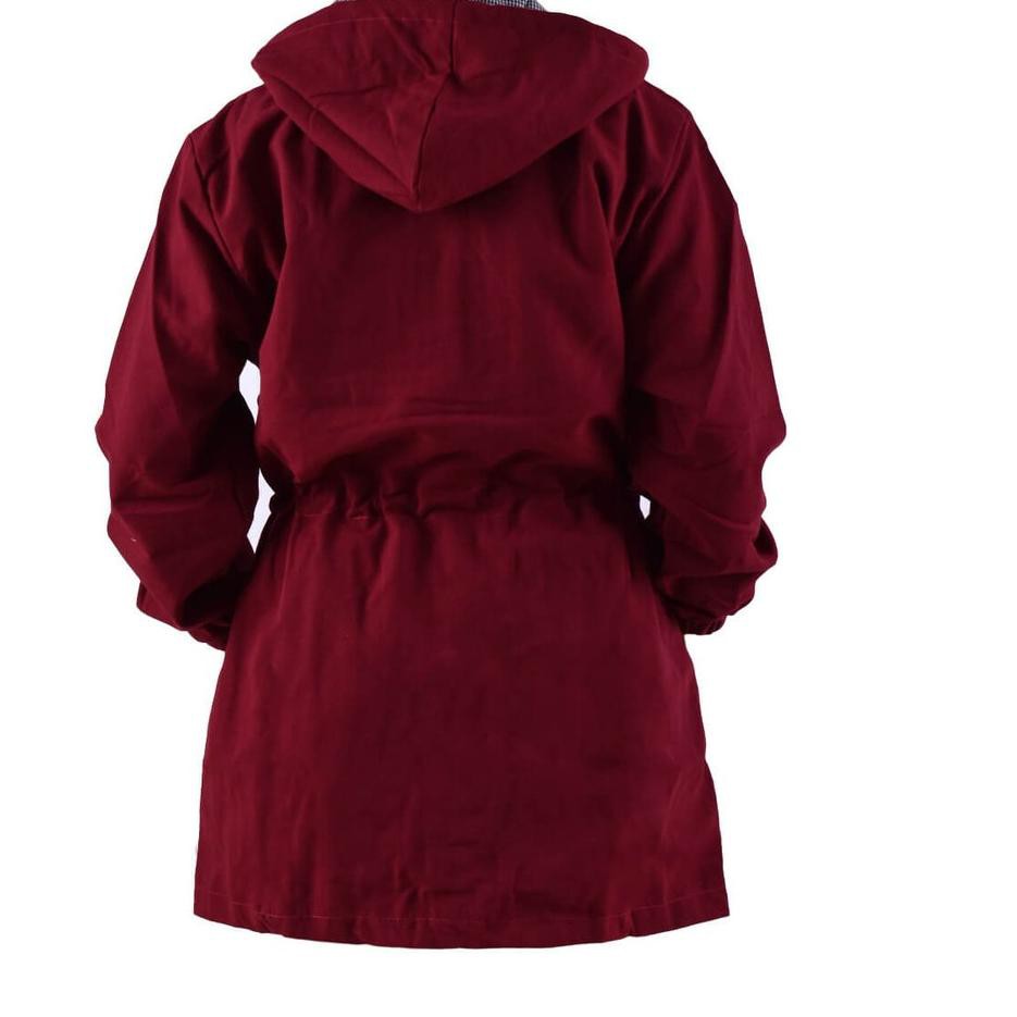 [ UV7 ] Hijra - Jaket Parka Wanita Muslimah Kekinian Baby Canvas All Size Fit to XL terbaru ««