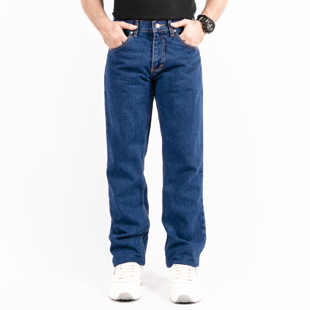 Gizmo Celana Jeans Reguler Blue Wash Jeans