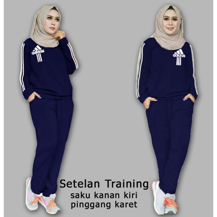 Setelan Training - Logo Smile (LS) - Ukuran L-3XL - Matt Baby Terri