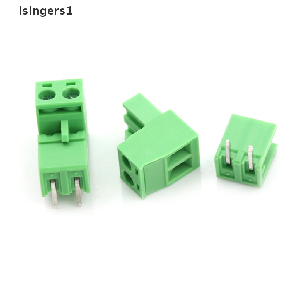 (lsingers1) 20pcs Terminal Block PCB Pitch 5.08mm 2Pin