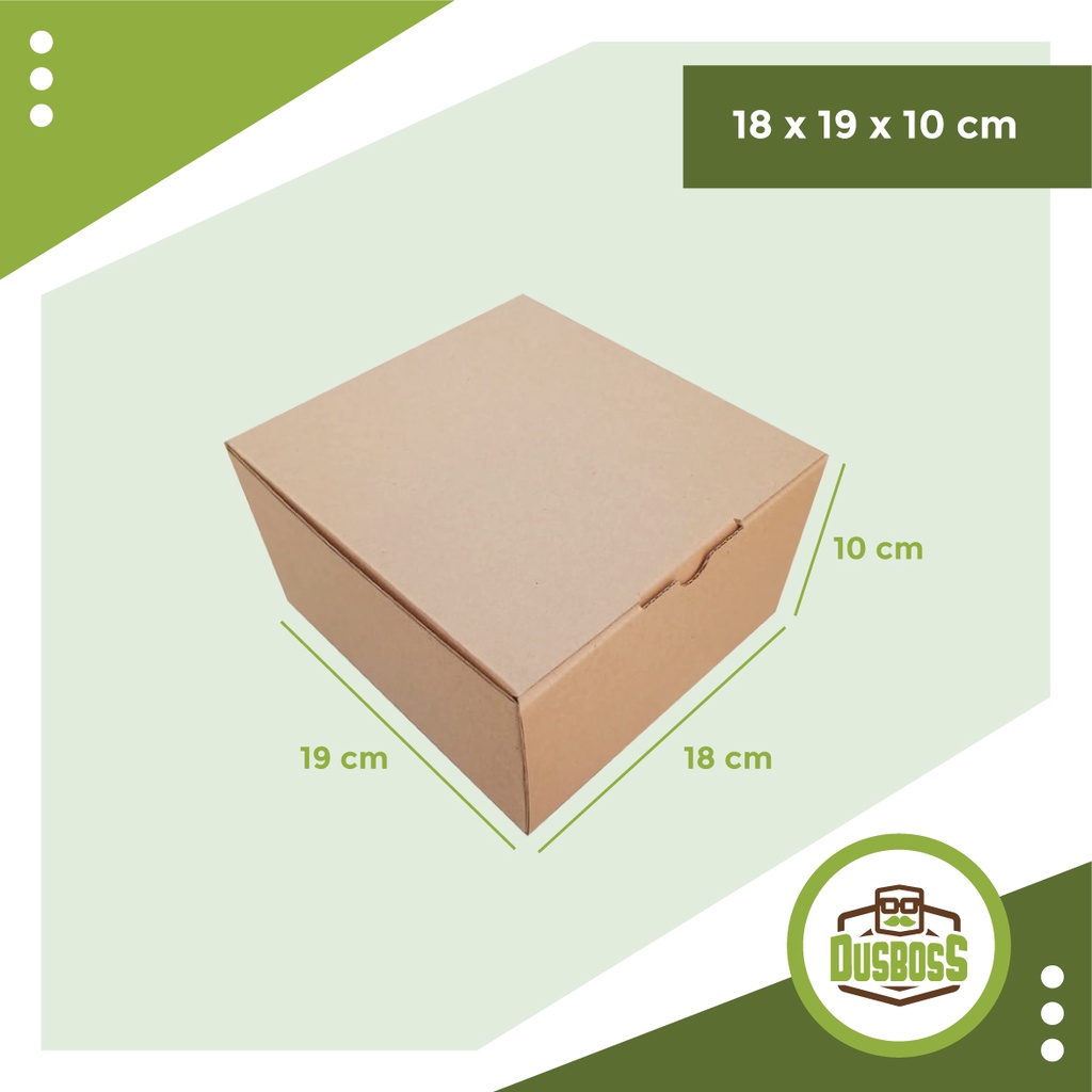 

Kardus 18 x 19 x 10 cm....Die Cut kotak aksesoris-dll model box pizza