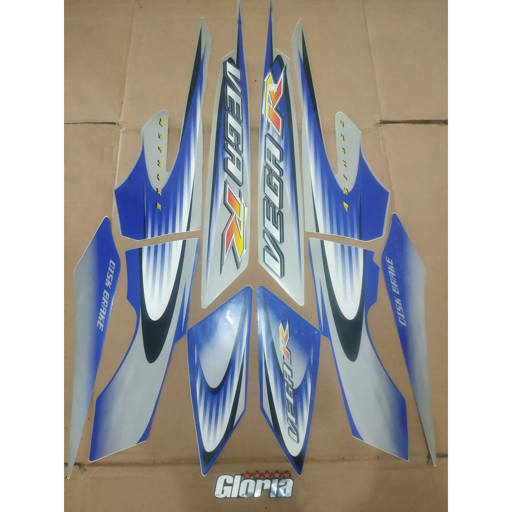 Striping List Body  Vega R New Tahun 2006 - Biru