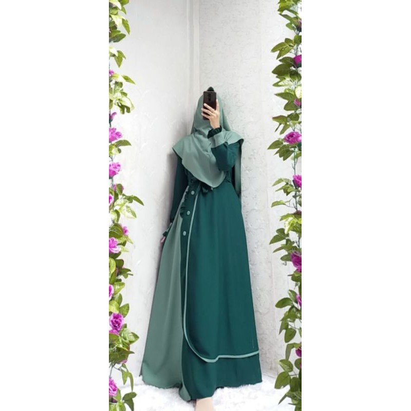 Visesa set ori, gamis ori, gamis original, berkah collection