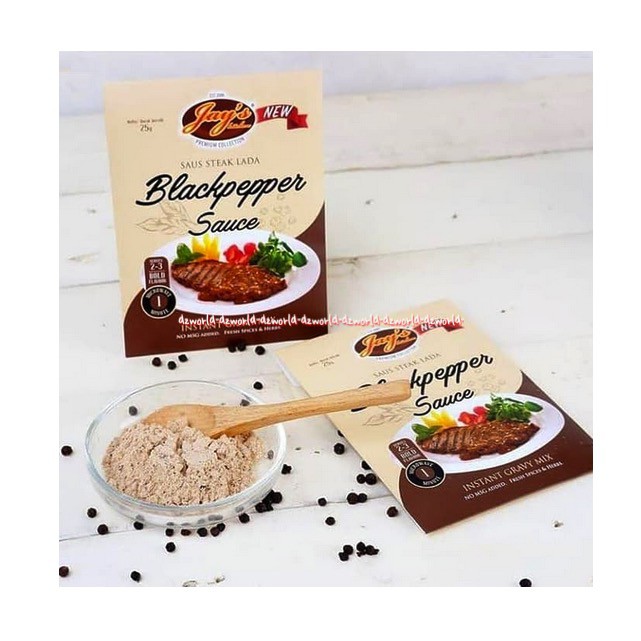 Jay's Blackpapper Sauce Instant Gravy Bumbu Saus Steak 25 gr Jays