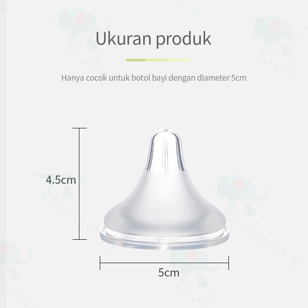 Buluary Dot bayi wide neck bahan silikon  dot pigeon-8