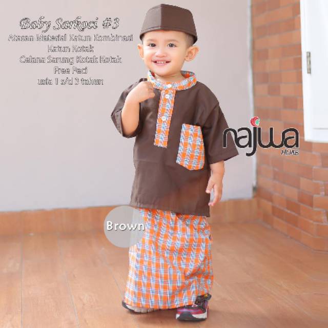 RHS ~ baby sarkoci setelan anak cowok murah ori solo by najwa hijab