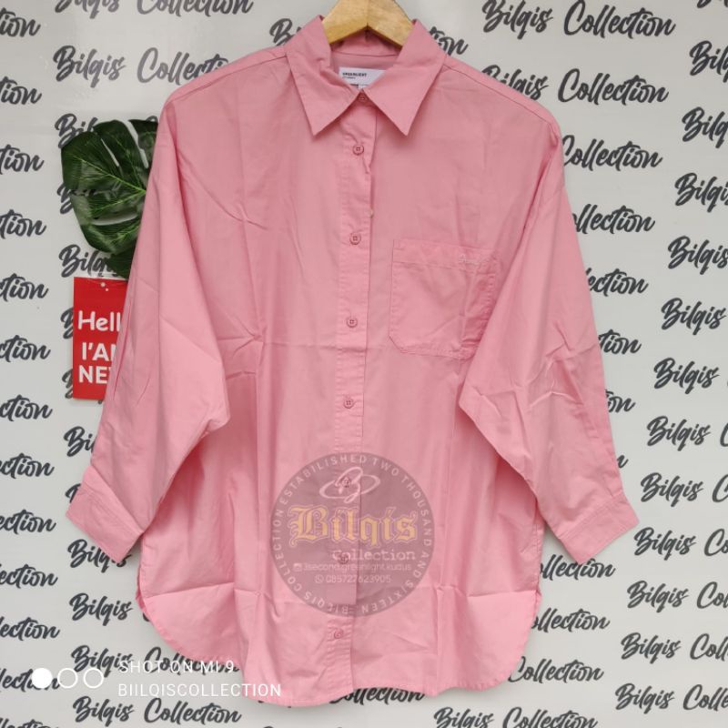 Kemeja Greenlight Cewek New Arrivals Original (OVER SIZE)