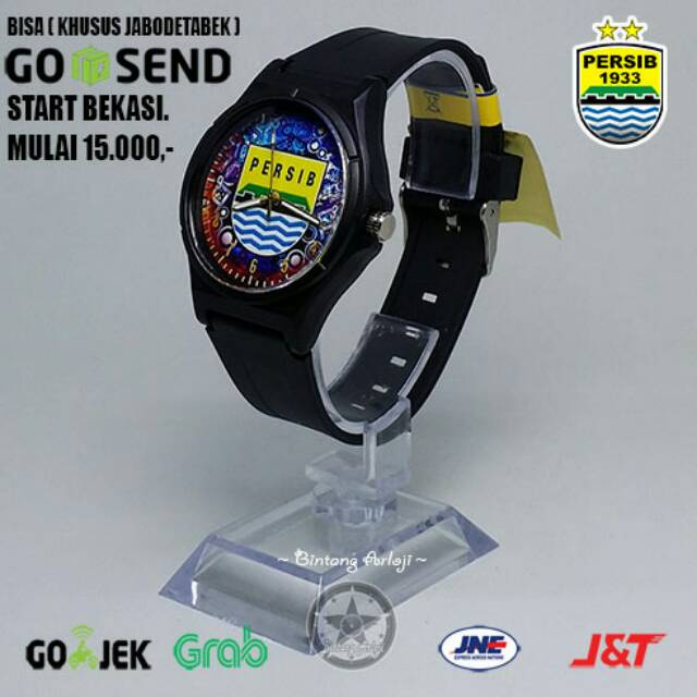 JAM TANGAN PERSIB ANTI AIR (+BOX JAM BB &amp; +BATREI CADANGAN)