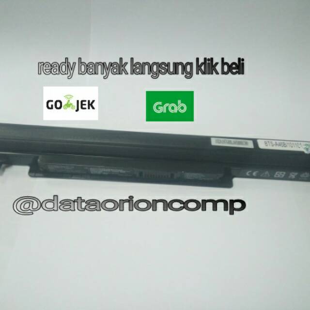 Baterai batre batrei battery asus A46CA A46CB A46CM A46C A46 K56CA K46CB K56 hitam