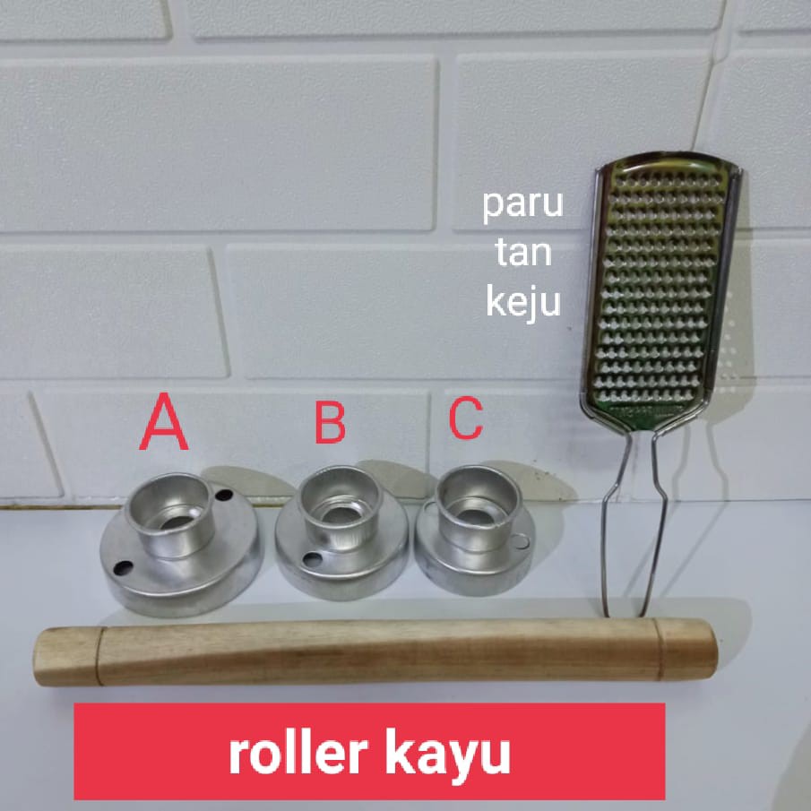 TERMURAHHH CETAKAN DONAT TIGA UKURAN DAN ROLL KAYU GRATISS PARUTAN