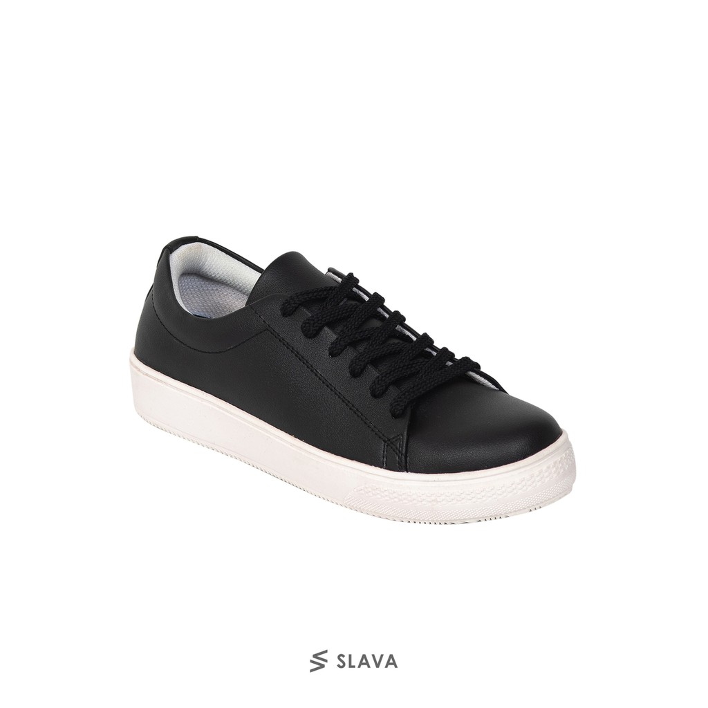 SLAVA - Blossom Black Sepatu Sneakers Wanita - Original Footwear-1